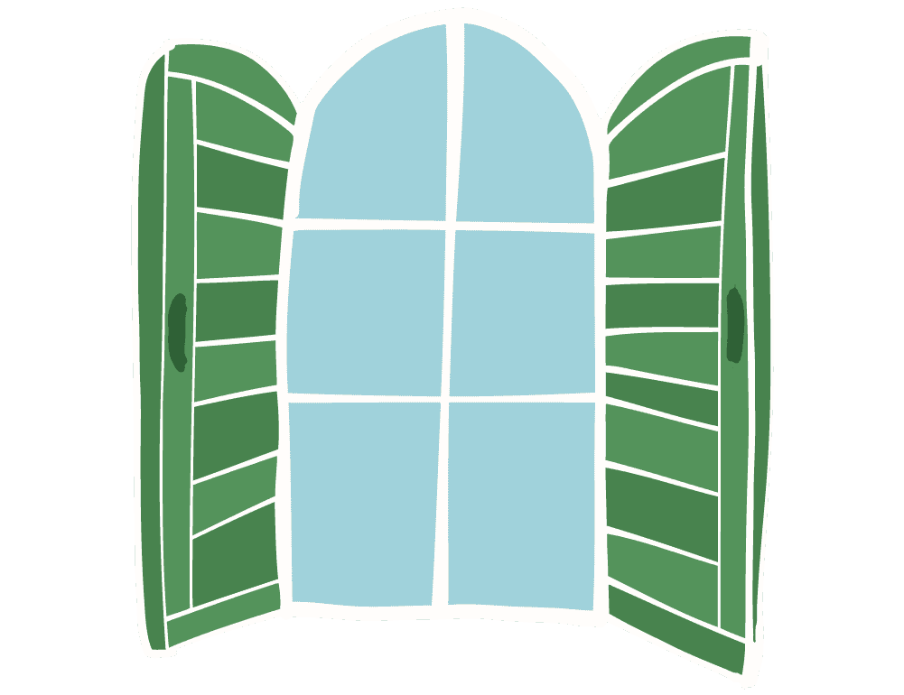 可愛い窓のイラスト フリーで使える不思議な家の素材 チコデザ