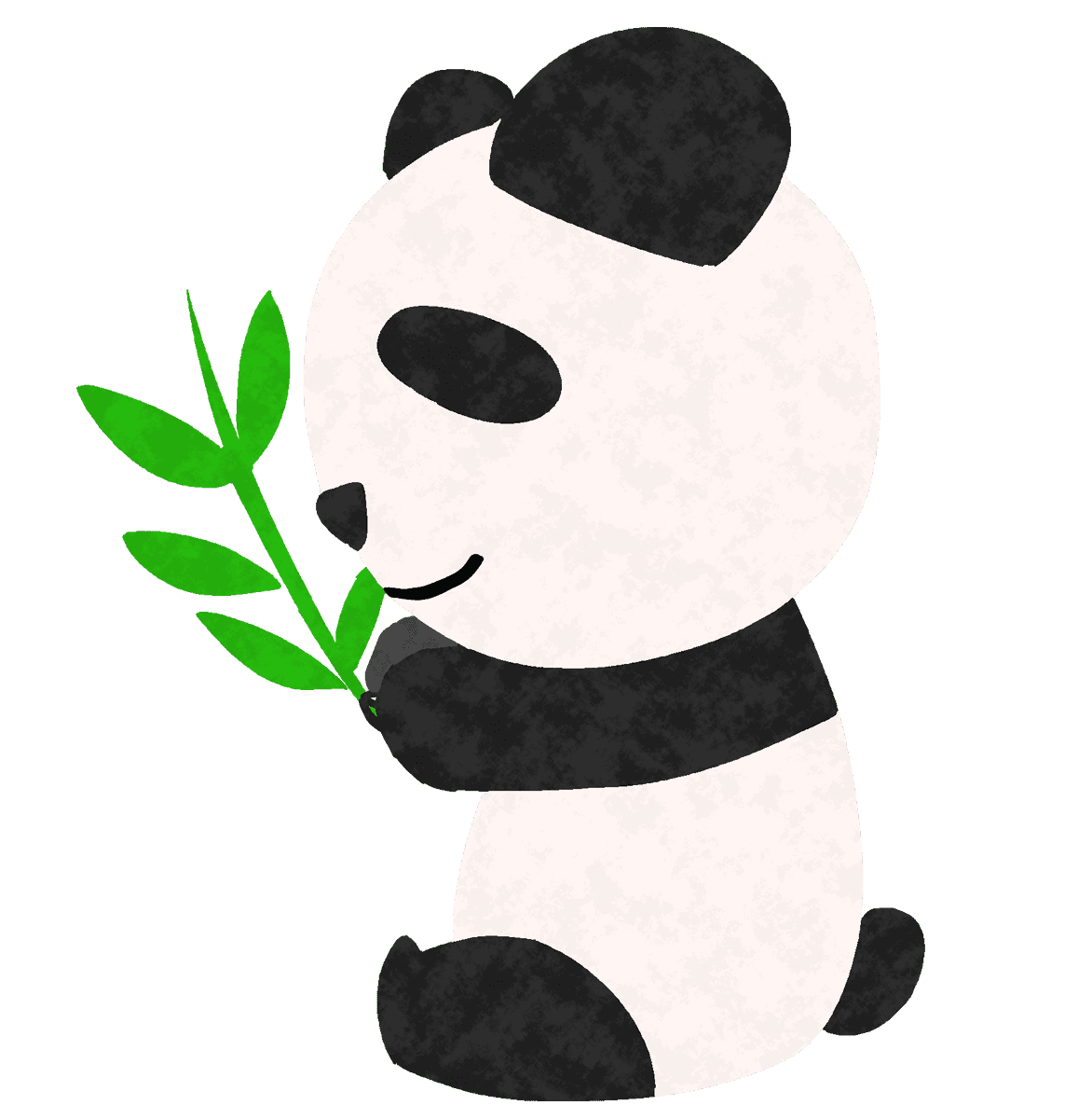 面白可愛いパンダのイラスト - フリーキャラクター素材 - チコデザ