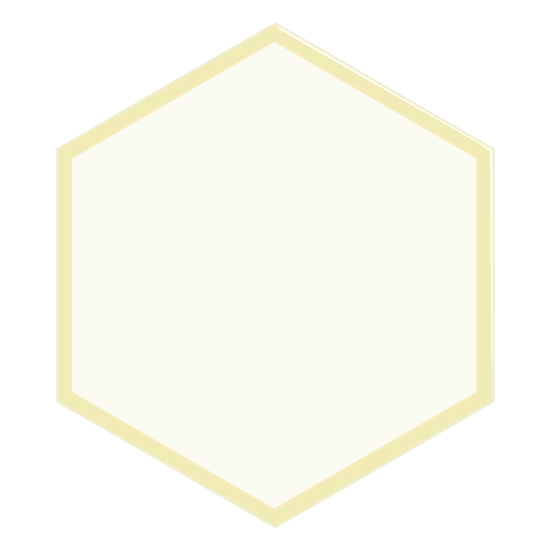 アイコン枠(六角形)のイラスト1
