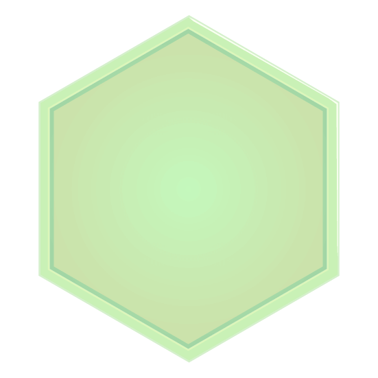 アイコン枠(六角形)のイラスト10
