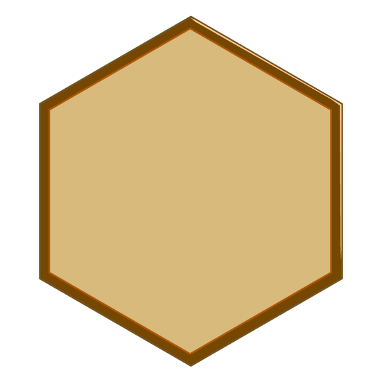 アイコン枠(六角形)のイラスト11