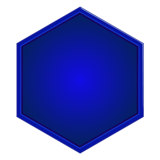 アイコン枠(六角形)のイラスト16