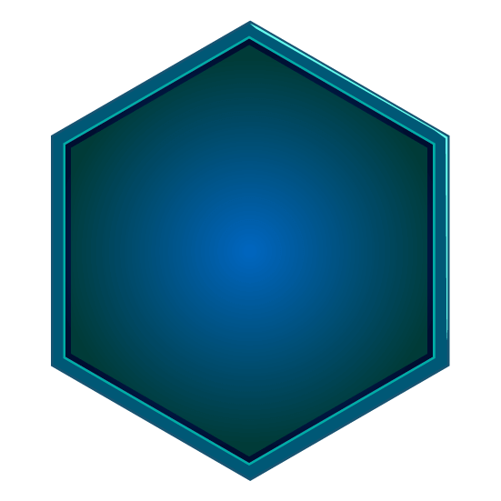 アイコン枠(六角形)のイラスト17