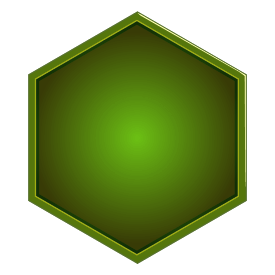 アイコン枠(六角形)のイラスト19