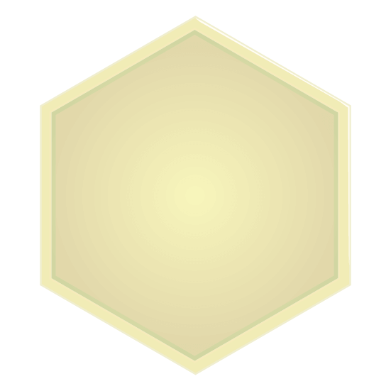 アイコン枠(六角形)のイラスト2