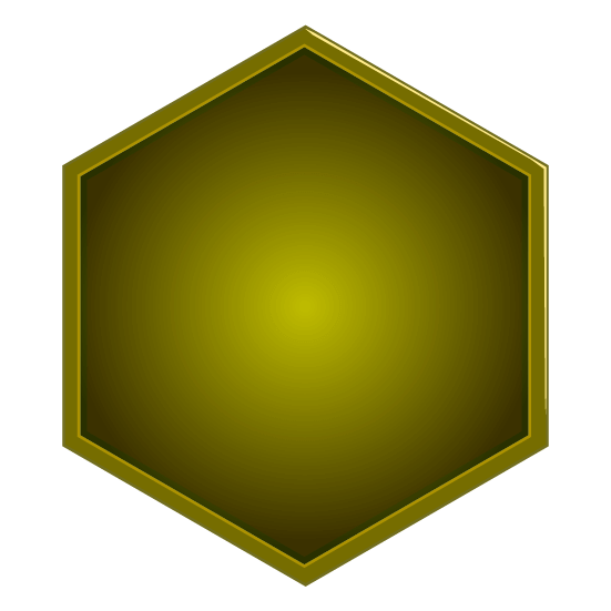 アイコン枠(六角形)のイラスト20