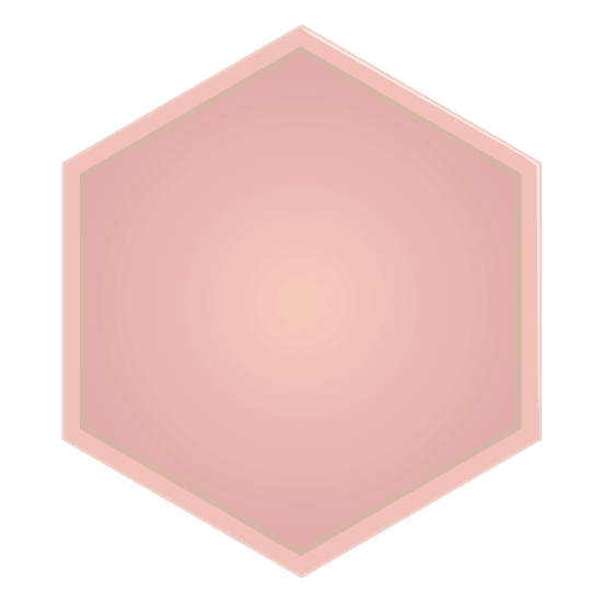 アイコン枠(六角形)のイラスト4