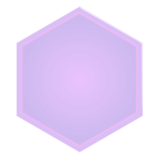 アイコン枠(六角形)のイラスト6