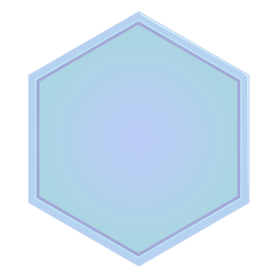 アイコン枠(六角形)のイラスト8