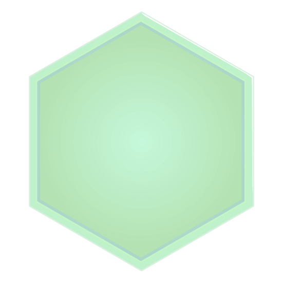 アイコン枠(六角形)のイラスト9
