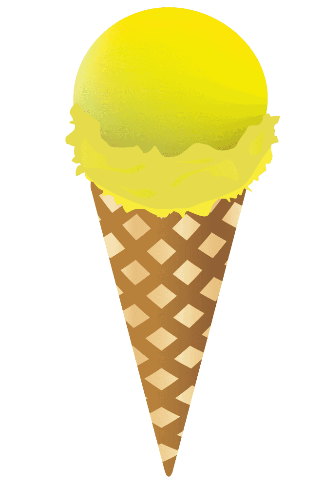 レモン味のアイスクリーム