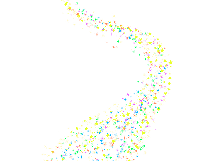 天の川ライン(透過)のイラスト