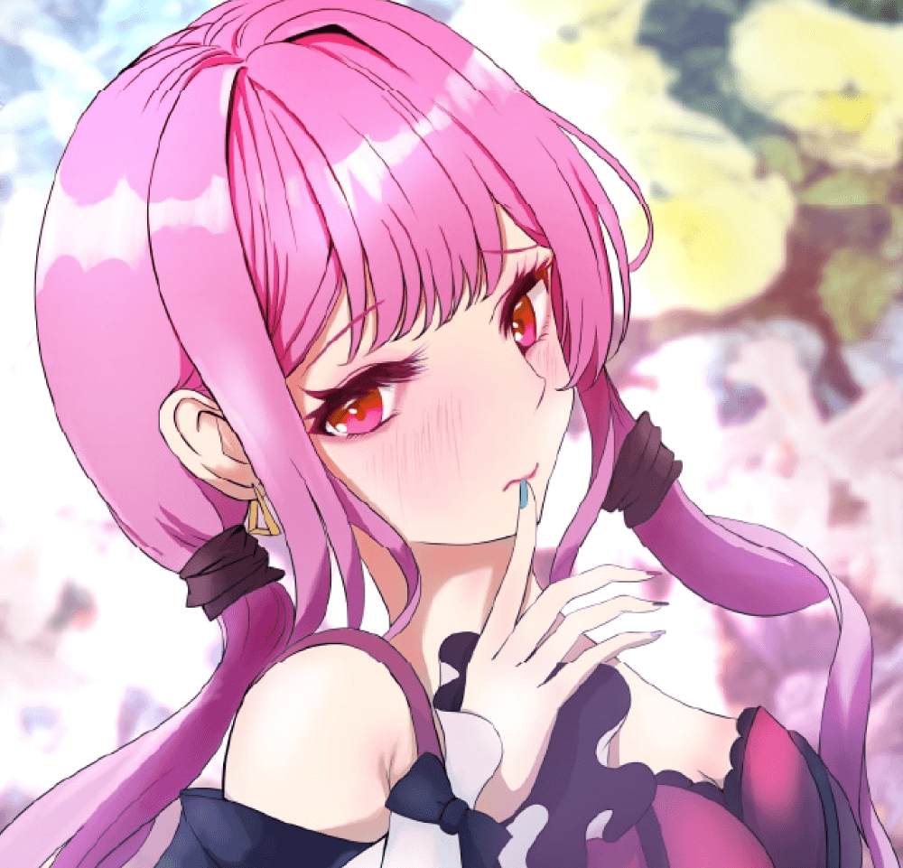 アニメタッチ風のSNSアイコンイラスト