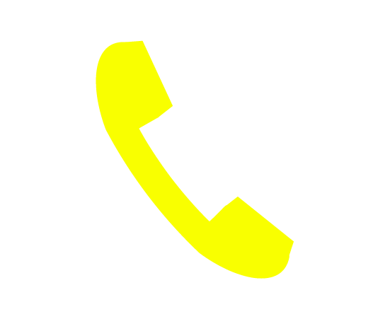 電話受話器マーク(黄色)