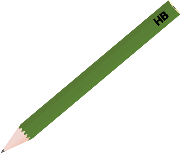 鉛筆のイラスト(HB)