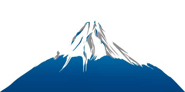 富士山のイラスト おしゃれでかっこいい山の無料素材 チコデザ