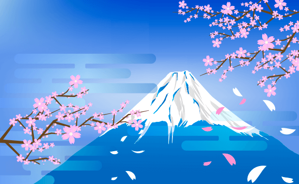 かっこいい おしゃれ 富士山 イラスト 2356 Ikipicapixnem