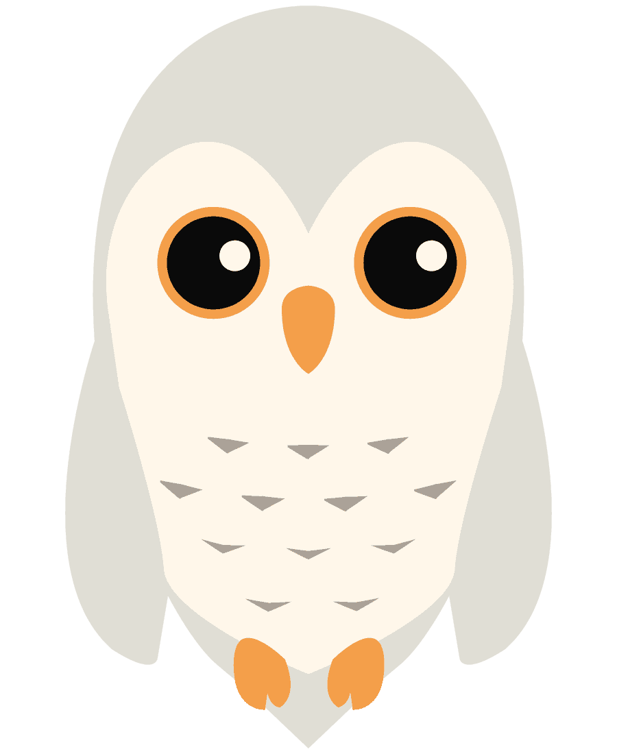 フクロウのイラスト 月と夜のかわいい鳥の画像集 チコデザ