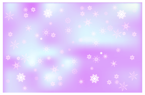 冬背景(紫と氷)のイラスト