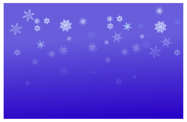 冬背景(シンプル青)のイラスト