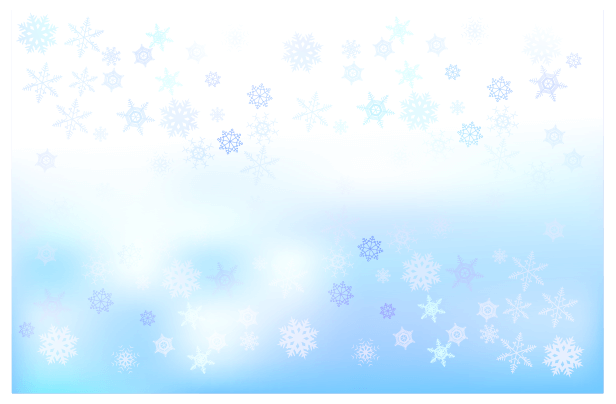 冬背景フリーイラスト - 雪の結晶のおしゃれな無料素材 - チコデザ