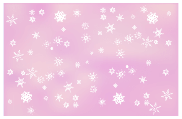 冬背景(かわいいピンク)