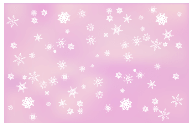 冬背景フリーイラスト - 雪の結晶のおしゃれな無料素材 - チコデザ