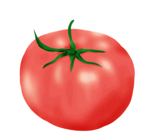 ジャンプするトマト