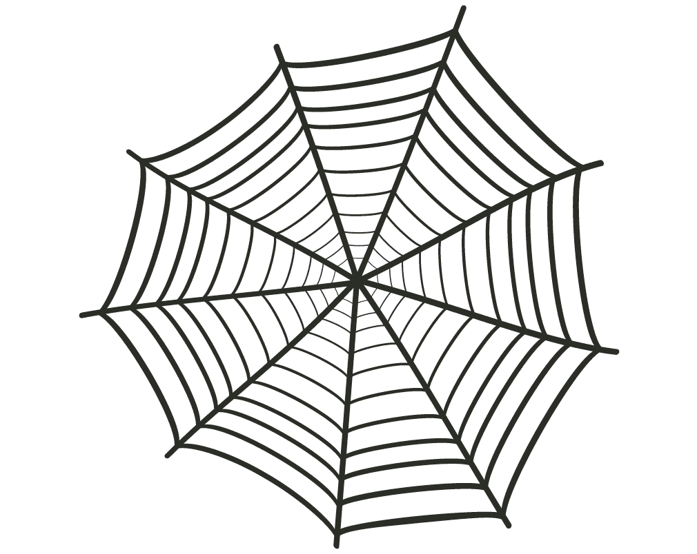 蜘蛛の巣イラスト