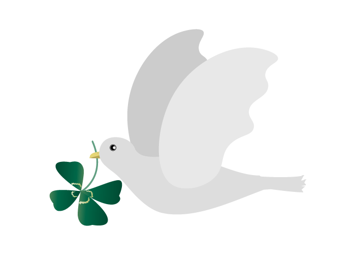 平和鳩のイラスト