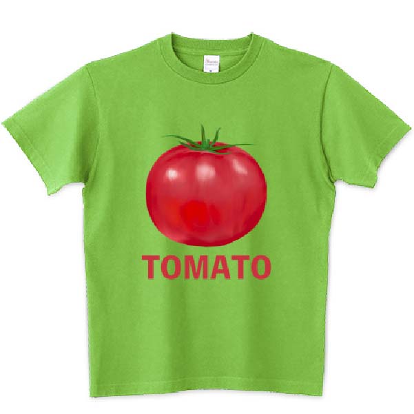 トマト好きの変なTシャツ