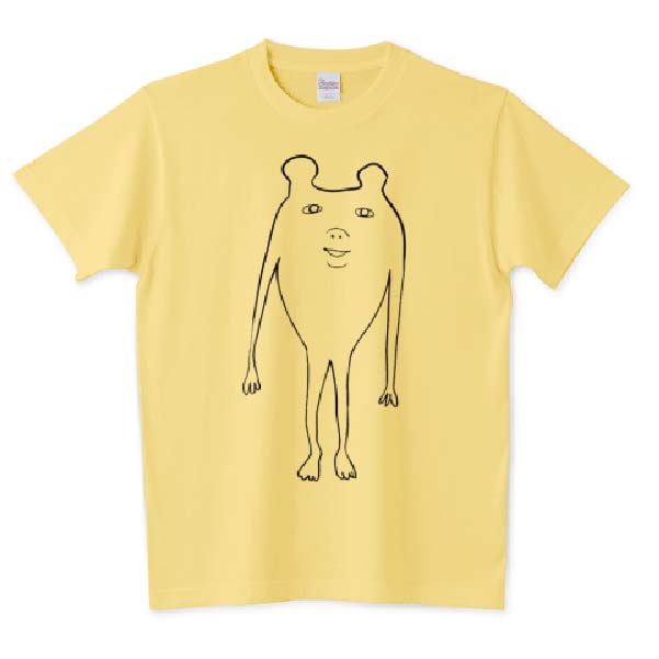 変な生き物のイラストの変なTシャツ