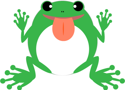 カエルの無料イラスト 可愛い蛙と面白いキャラクター素材 チコデザ