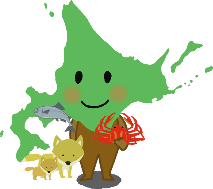 北海道のキャラクターイラスト