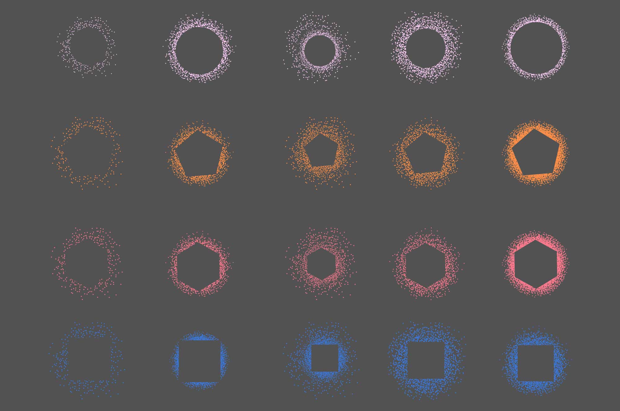 ほわほわ砂目の漫画背景の装飾のフリーイラスト素材 チコデザ