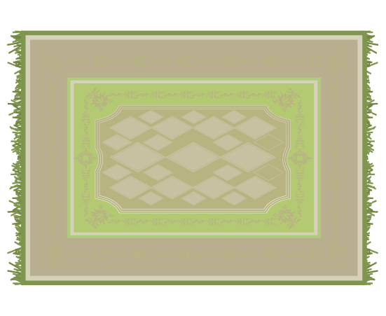 絨毯(パステル)のイラスト