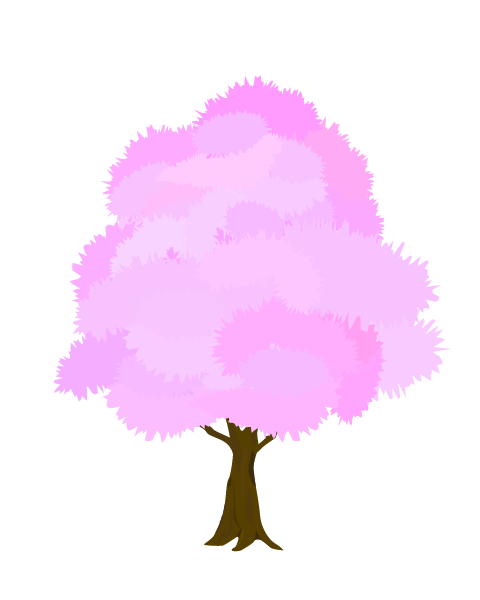 桜の木のイラスト