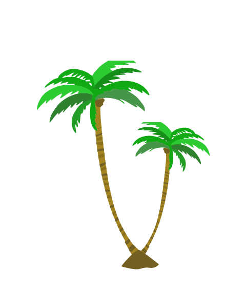 椰子の木のイラスト