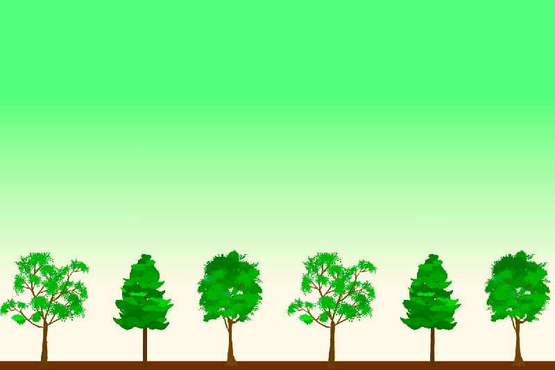 木の背景のイラスト(横)4