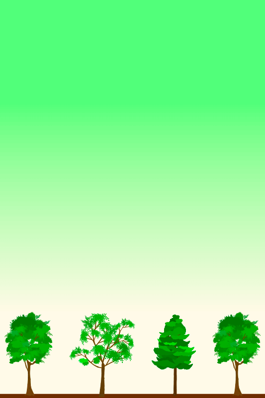 木の背景のイラスト(縦)4