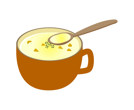 コーンスープの挿絵