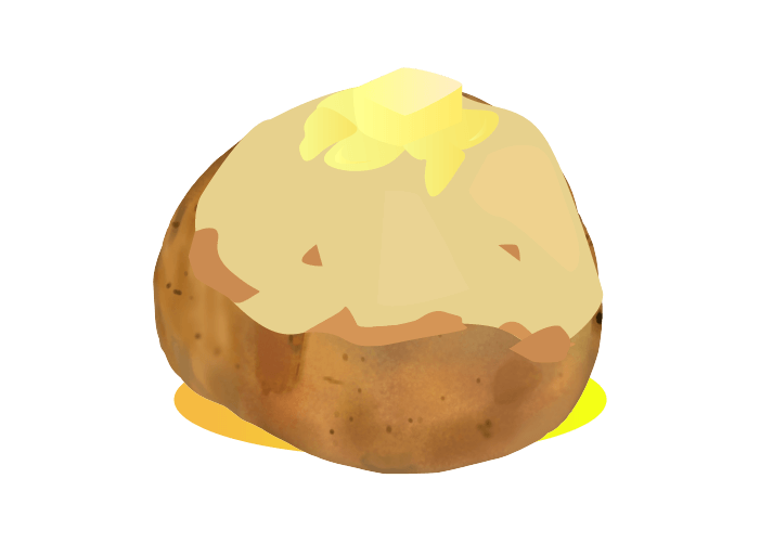 粉吹き芋の挿絵