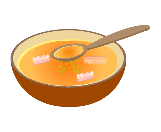 コンソメスープの挿絵