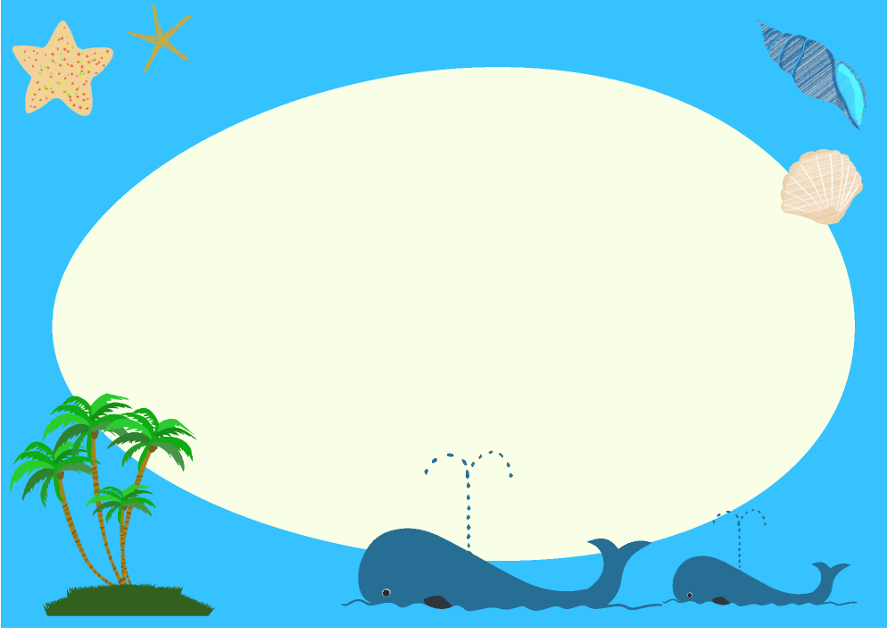 クジラの四角フレーム(背景あり994×720)