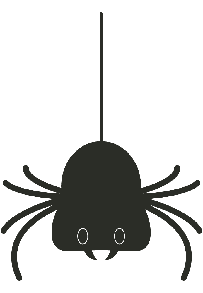 変な蜘蛛イラスト