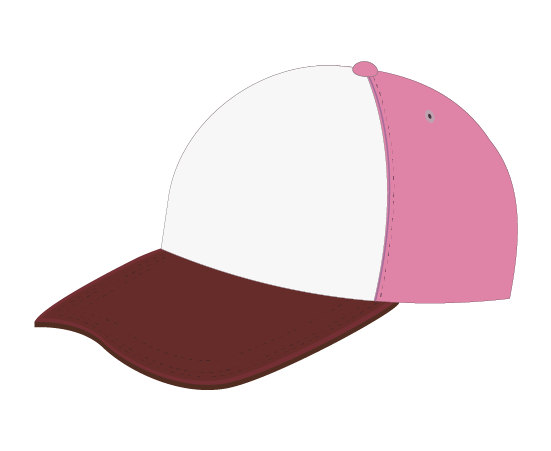 ピンクキャップ(帽子)のイラスト