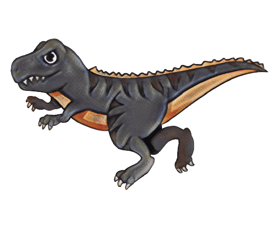 ティラノサウルスのイラスト