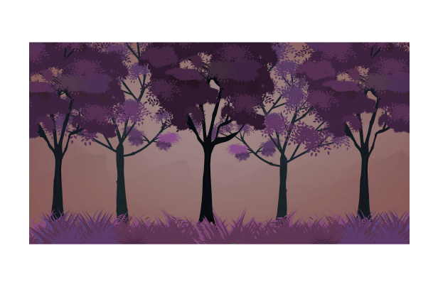 森のイラスト4