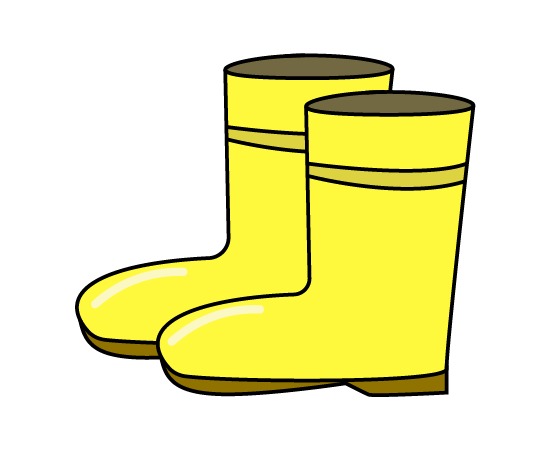 黄色い長靴のイラスト