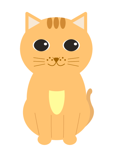 猫イラスト 無料のかわいい動物フリー素材 チコデザ